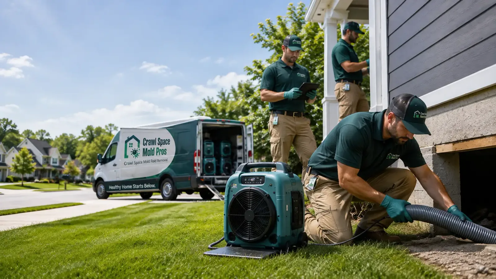 Crawl Space Mold Removal in Fryeburg, ME